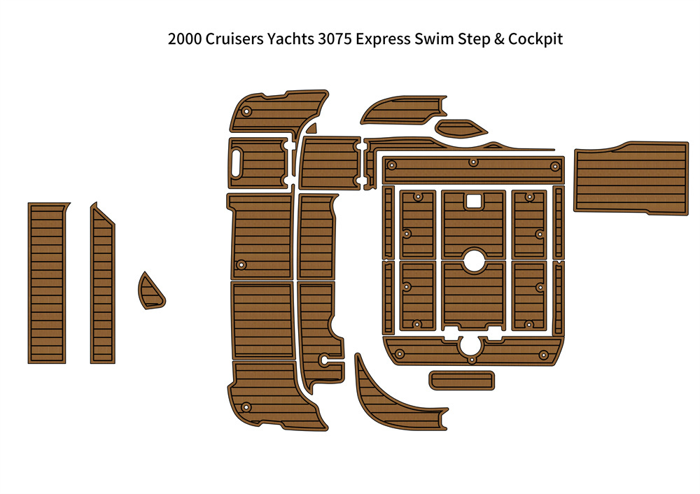 2000 Cruisers Yachts 3075 Express Swim Step & Cockpit
