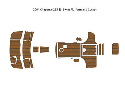 2004 Chaparral 265 SSI Swim Platform Cockpit
