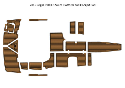 2015 Regal 1900 ES Swim Platform and Cockpit Pad