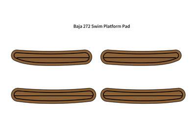 Baja 272 Swim Platform Pad