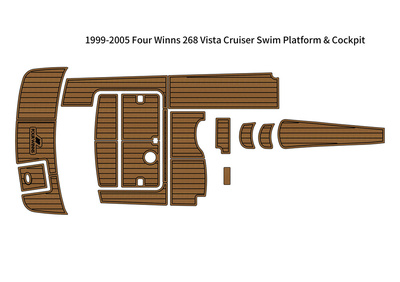 1999-2005 Four Winns 268 Vista Cruiser Swim Platform Cockpit