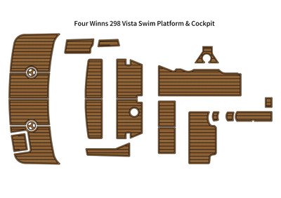 2000 Four Winns 298 Vista Swim Platform Cockpit